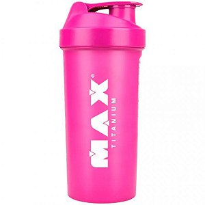 Coqueteleira Rosa - Max Titanium - 600ml