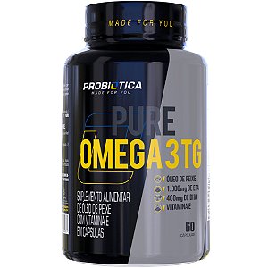 Pure Ômega 3 TG - 60 Cápsulas - Probiótica