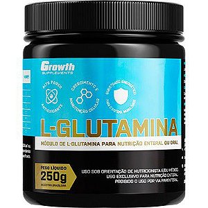 L-Glutamina Pura - 250g - Growth Supplements