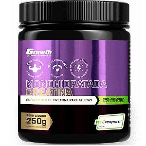 Creatina Creapure Monohidratada - 250g - Growth Supplements