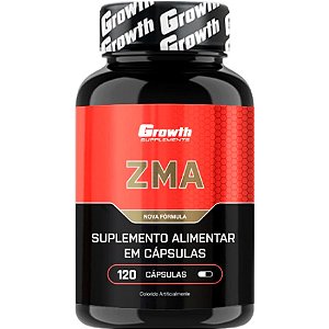 ZMA - 120 Cápsulas - Growth Supplements