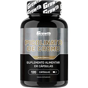 Picolinato de Cromo (35mcg) - 120 Cápsulas - Growth Supplements