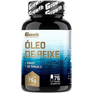 Óleo de Peixe (Ômega 3) - 75 Cápsulas - Growth Supplements