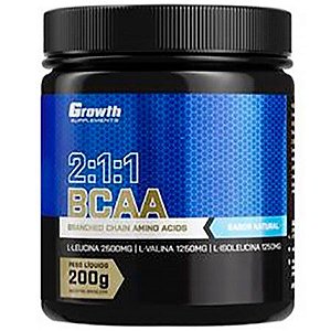 BCAA 2:1:1 Powder - 200g - Growth Supplements