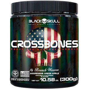 CrossBones Pré-Treino - 300g - Black Skull
