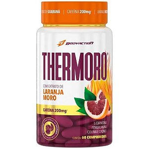 Thermoro (Cafeína + Guaraná + Cromo + L-Fenilalanina + L-Carnitina) - 60 Comprimidos - BodyAction