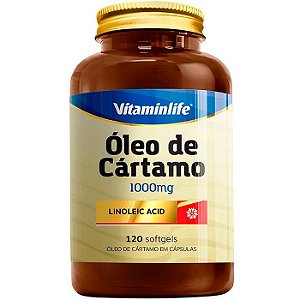 Óleo de Cártamo (1000mg) - 120 Cápsulas - VitaminLife