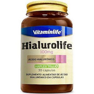 Hialurolife (Ácido Hialurônico 100mg) - 30 Cápsulas - VitaminLife
