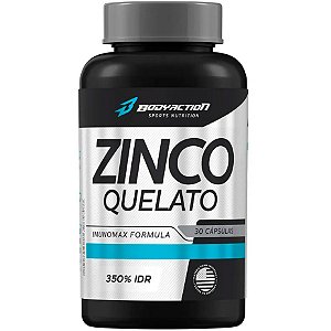 Zinco Quelato - 30 Cápsulas - BodyAction