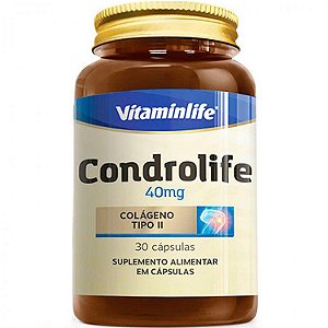 Condrolife Colágeno Tipo ll - 30 Cápsulas - VitaminLife
