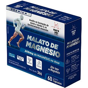 Malato de Magnésio (260mg) - 60 Cápsulas - Health Labs