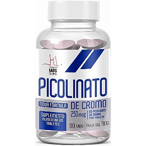 Picolinato de Cromo (250mcg) - 90 Tabletes - Health Labs