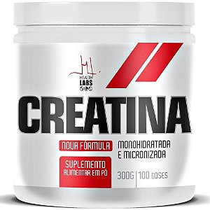 Creatina 100% Pura Micronizada e Monohidratada - 300g - Health Labs