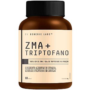 ZMA + Triptofano - 60 Cápsulas - Generic Labs