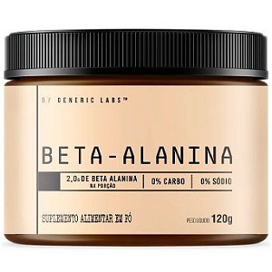 Beta Alanina 100% Pura - 120g - Generic Labs