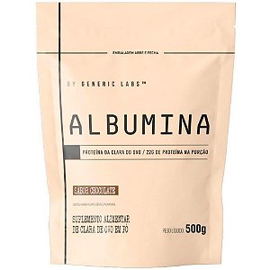 Albumina Pura (80% Proteína) - 500g - Generic Labs