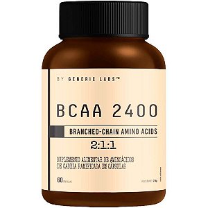 BCAA 2400 - 60 Cápsulas - Generic Labs