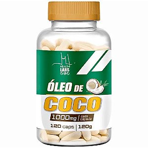 Óleo de Coco (1000mg) - 60 Cápsulas - Health Labs