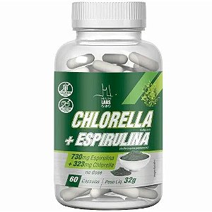 Chlorella + Espirulina - 60 Cápsulas - Health Labs