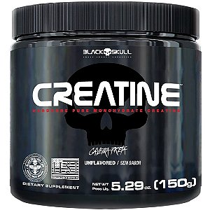 Creatina 100% Pura Monohidratada - 150g - Black Skull