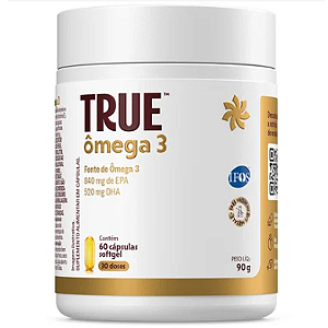 True Ômega 3 (1000mg) (IFOS) - 60 Cápsulas - True Source