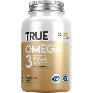 True Ômega 3 (1000mg) (IFOS) - 180 Cápsulas - True Source