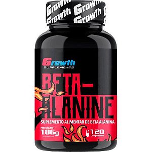 Beta Alanina 100% Pura - 120 Comprimidos - Growth Supplements