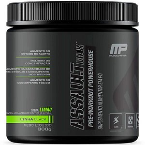 Pré-Treino Assault Black - (300g) - Muscle Pharm