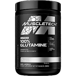 Glutamina Platinum 100% Pura - 300g - MuscleTech