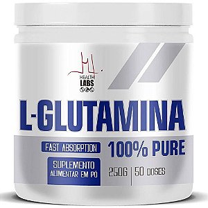 Glutamina 100% Pura - 250g - Health Labs