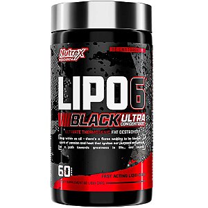 Lipo 6 Black Termogênico (Cafeína + Cromo + L-Carnitina + Taurina) - 60 Cápsulas - Nutrex Research