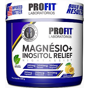 Magnésio + Inositol Relief com Stevia - 300g - Profit Labs