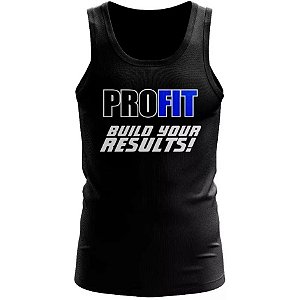 Regata Espartano (Dry Fit) - Preta - Profit Labs