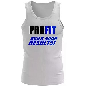 Regata Espartano (Dry Fit) - Branca - Profit Labs