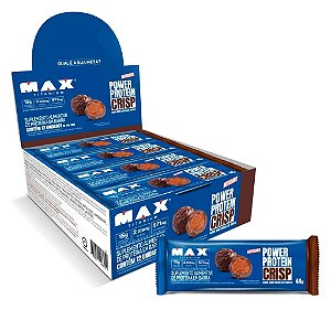 Barra de Proteína Power Protein Crisp - 12un x 44g cada (528g) - Max Titanium