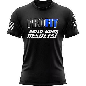 Camiseta Spartan (Dry Fit) - Preta - Profit Labs
