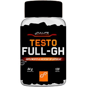 Testo Full GH (Arginina + Magnésio + Boro) - 60 Cápsulas - Fullife Nutrition