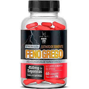 Feno Grego (450mg) - Pote 60 Cápsulas - Health Labs