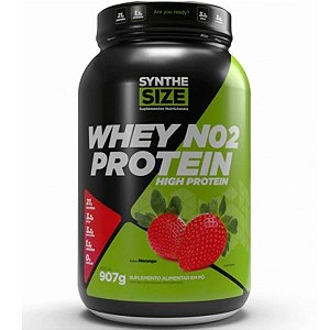 Whey NO2 High Protein - 100% Concentrado - Pote 907g - SyntheSize
