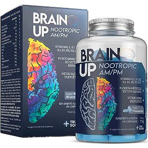 Nootrópico Brain Up Am/Pm - Sem Cafeína - 60 Tabletes - True Source