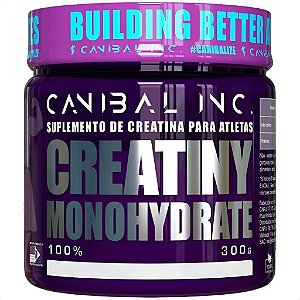 Creatina  Monohidratada Pura - 300g - Canibal