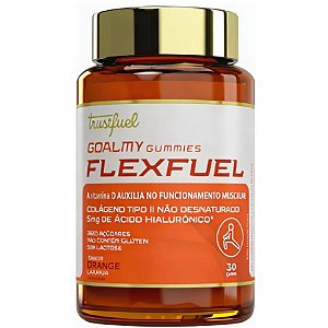 Colágeno Tipo II com Ácido Hialurônico - Flexfuel Goalmy - 30 Gomas- Trustfuel
