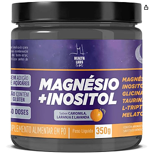 Magnésio Inositol 350mg - 350g - Health Labs