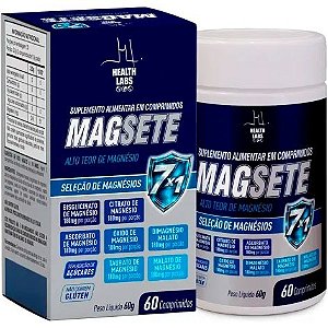 MagSete - Magnésios 7 em 1 - 60 Comprimidos - Health Labs