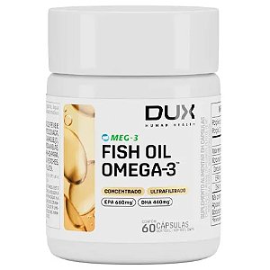 Fish Oil Omega 3 - 60 Cápsulas - Dux Nutrition