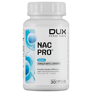 NAC Pro Antioxidante N-acetil L-cisteína (600mg) - 30 Cápsulas - Dux Nutrition