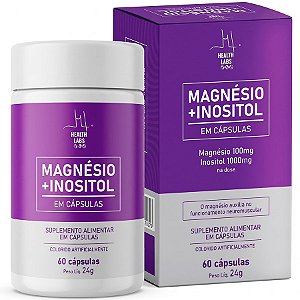Magnésio Inositol - 60 Cápsulas - Health Labs