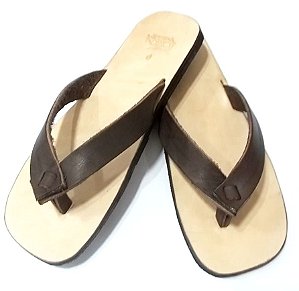 sandalias masculinas de couro artesanal