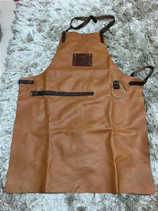 Avental em couro parafinado - Modelo PARRILLERO