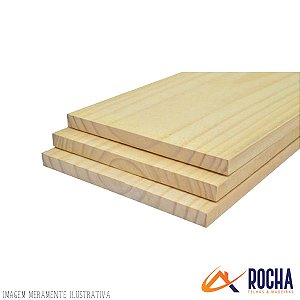 Tabua 30 cm x 3.0 mts Pinus - Bruto